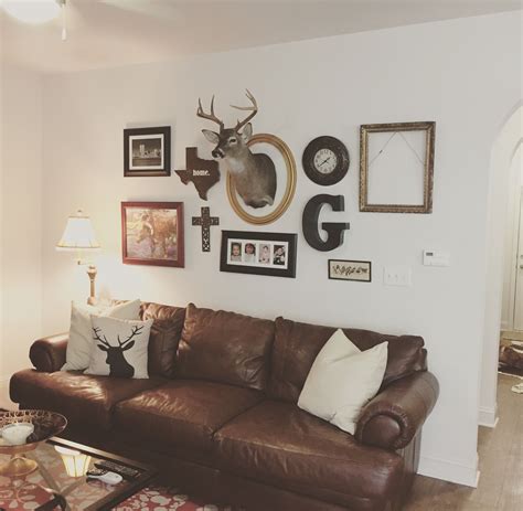 deer living room decor|master living room decorated with deer skull.